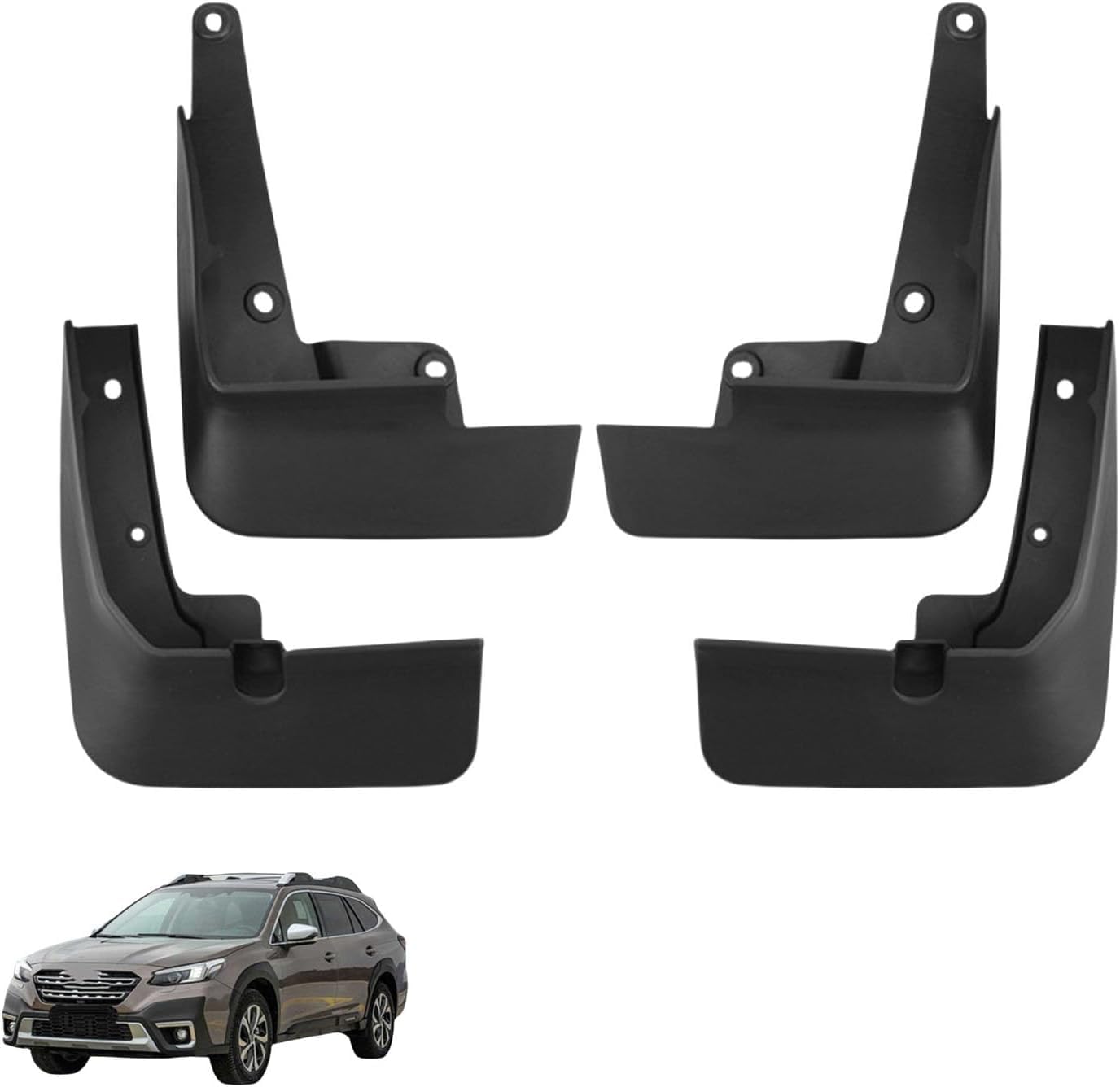 liufangfc 4PCS Heavy Duty Rubber Mud Flaps for Subaru Outback 2021-2024