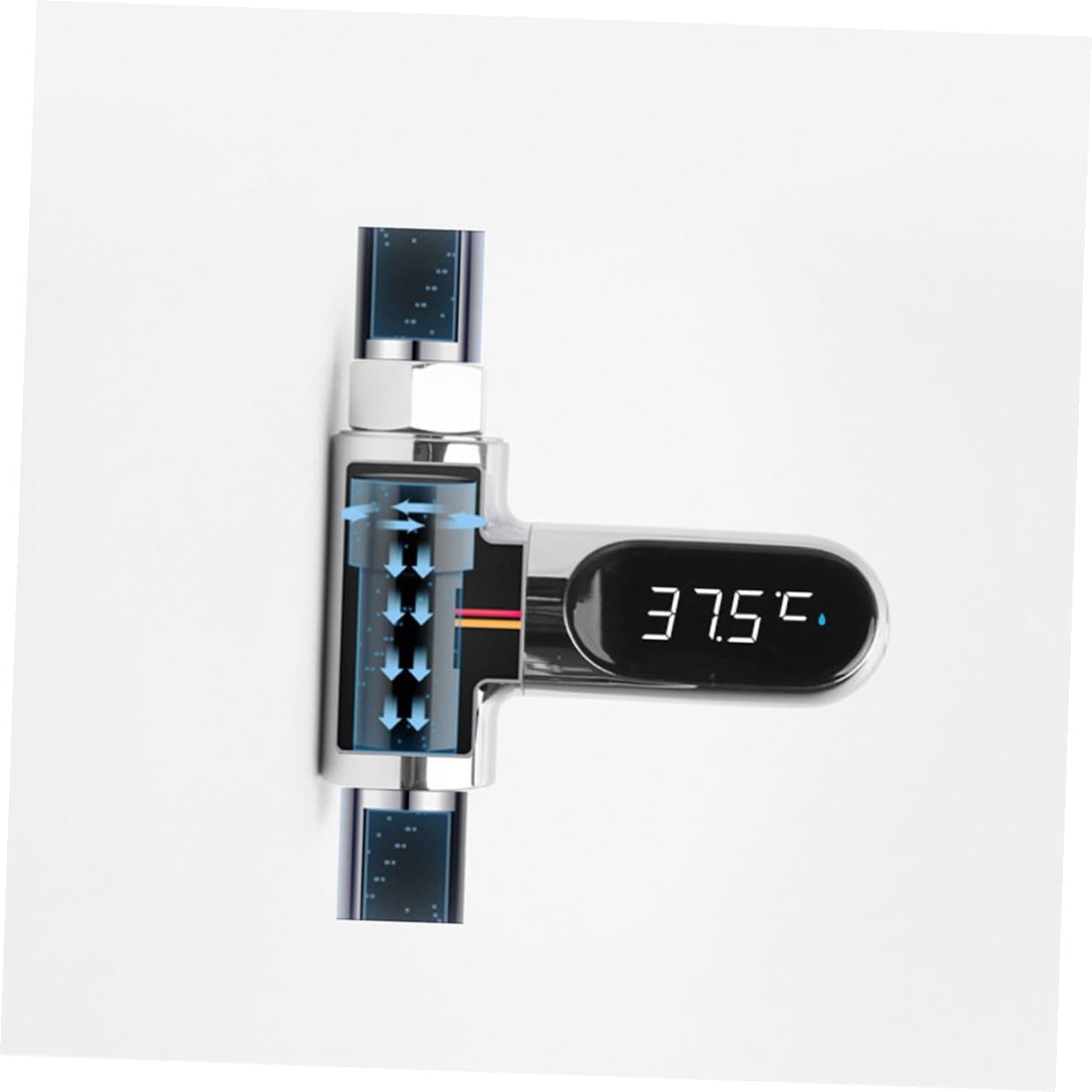 Termómetro de Baño para Ñiño Pantalla Led, Medidor de Temperatura del Agua 5 85°c, Carcasa Abs y Pc, Precisión ±0.5°c, Adecuado para Ducha Segura