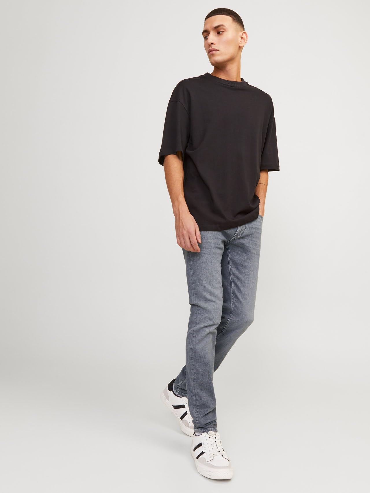 JACK & JONES Jjiliam Jjevan Jj 694 Lid Sn - spodnie jeansowe Mężczyźni