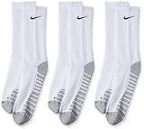 Nike Dri-FIT Technologie Nike Everyday Max Cushioned Crew-trainingssocken (3 Paar), weiß, M