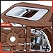 A-Premium Front Left Driver Side Interior Door Handle Compatible with Ford Taurus 2010 2011 2012, Red Bezel with Chrome Lever, Replace# AG1Z-5422601-AD