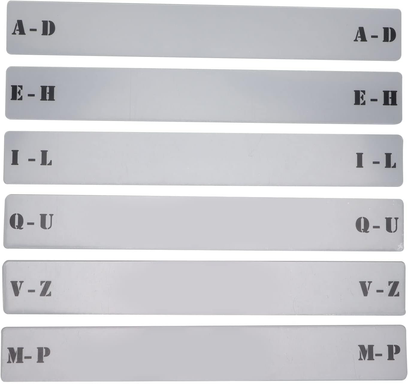Record Separator Card,A-Z Record Divider,Horizontal Label Record Organizer Index Card,Organization Alphabetical,with Dust Film,for Record Shelf Storage