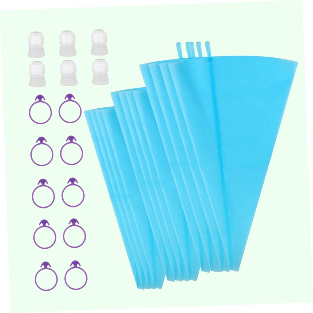 28pcs Tpu Pastry Bags Set with Piping Ties Piping Tips and Decorating Bags for Cake Cupcake Cookie and Fondant Decorating Supplies