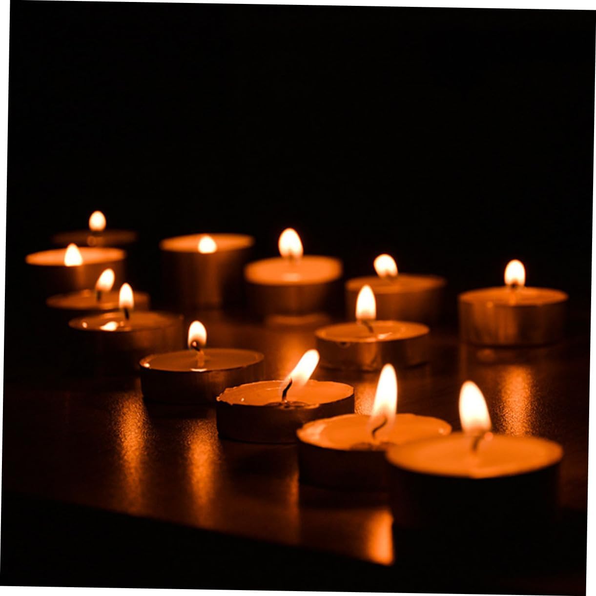 100pcs Multi-Function Mini Round Tea Light Candles Pack Smokeless for Home Scents