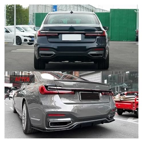 Diffuseur de pare-chocs arrière BMW G11 G12 pour conversion Black Knight 740