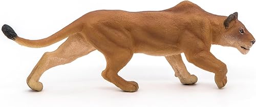 Miniatura 7 de Papo - Figura de persecución de leonas - 3 años - Colección de animales salvajes - Pintada a mano - Realista y educativa - Duradera - 6.1 in x 1.0