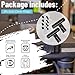 XYgdhqpt 2Pcs SFATM02N01A1 Dust Cover Hinges Compatible with Technics SL1200 MKII / SL1210 MK II Gramophone (Open 45 Degrees) (2)