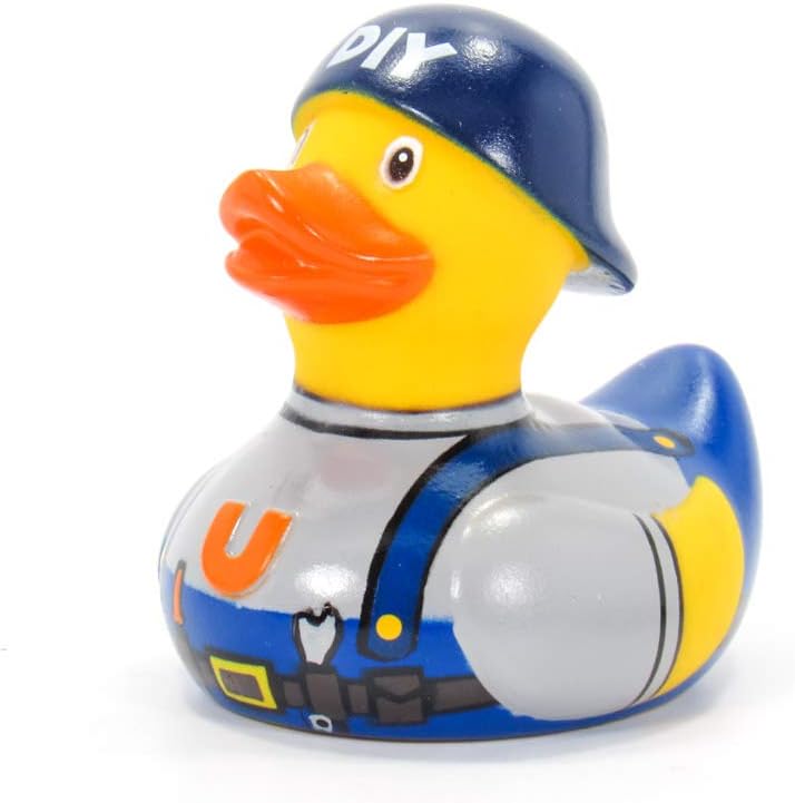 DIY (mini) Rubber Duck Bath Toy by Bud Ducks | Elegant Gift Packaging - "Can do!" | Child Safe | Collectable