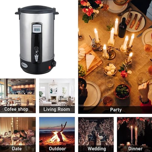 SNBGRYE Fundição de velas, derretidor de vela elétrico de 8-35L, temperatura de 26.7-110 °C, chassi