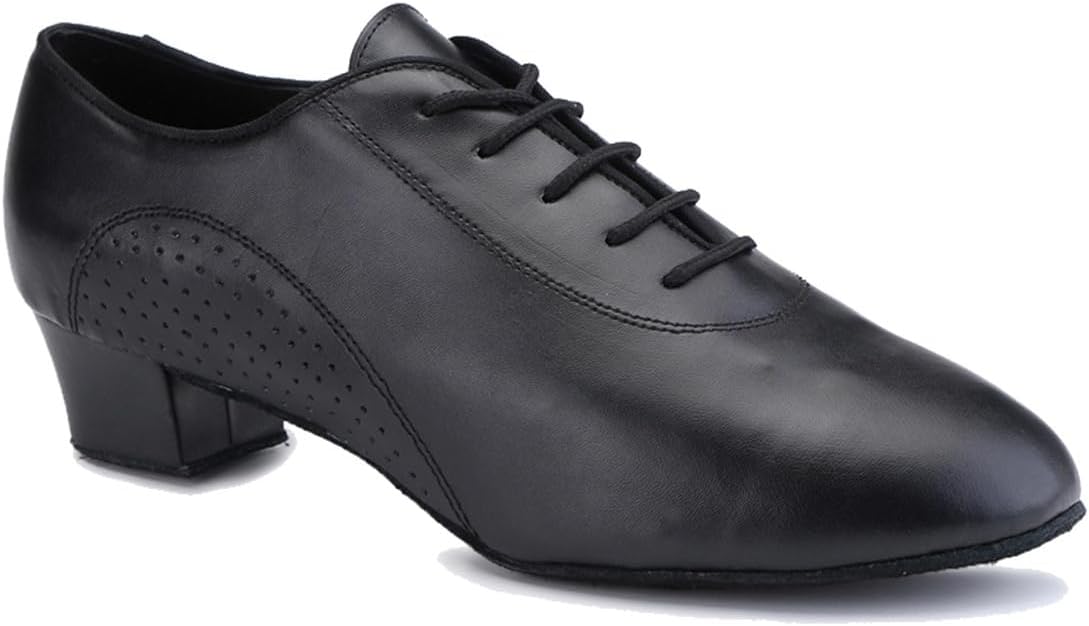 Men's Classic Social Dance Closed Toe Lace-up Salsa Tango Jazz Rumba Ballroom Latin Modern Dance Shoes