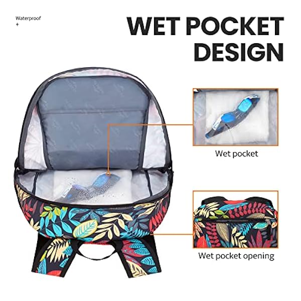 Venture Pal Borsa a tracolla a tracolla leggera zaino da viaggio da trekking per uomo donna