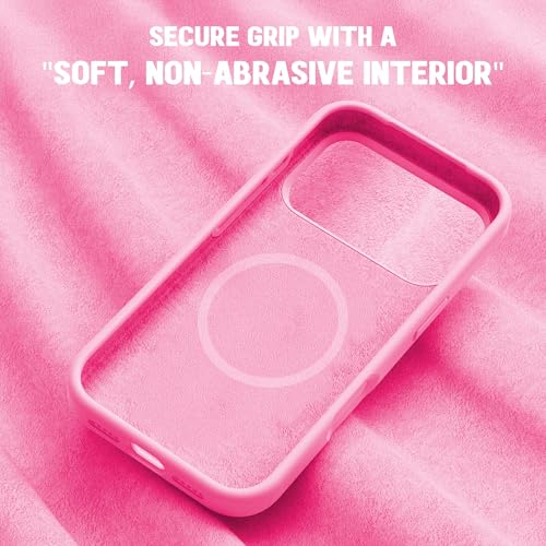 Image of Kratos Soft Silicone Case Cover Compatible with iPhone 17 Pro - Everyday Comfort Protection, Wireless Magnetic Charging Case with Raised Edge Camera & Screen Protection, Shock-Resistant Design