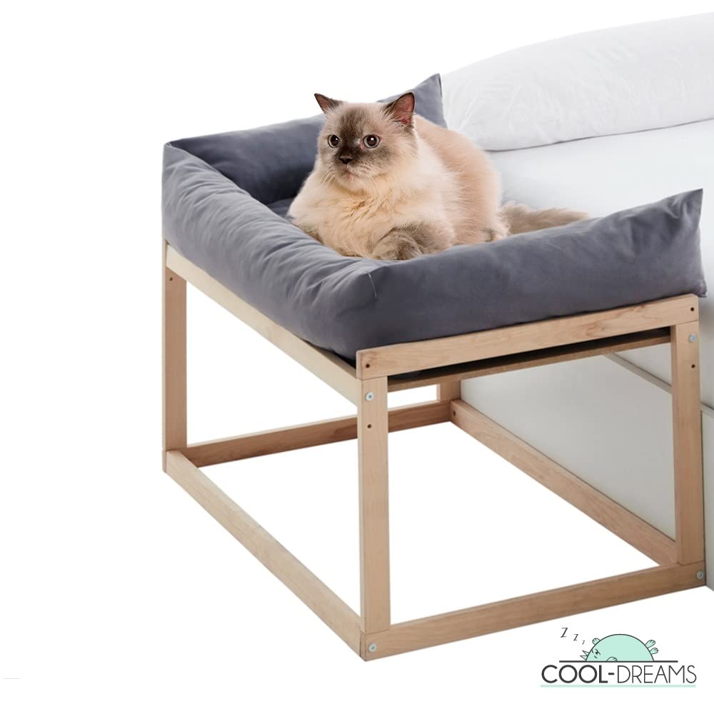 COOL · DREAMS Erhöhtes Bett für Hunde und Katzen antistress Colecho Neben Ihrem Haustier (3 Höhen). Ideal für große, mittlere und kleine Haustiere. Savannah CoolDreams