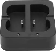 Ring Battery Charger Dual Port Charger for Video Doorbell Plastic Charger for Doorbell Batteries with 2 Charging Port for Ring Spotlight Cam Battery, Ring Video & Ring Stick Up