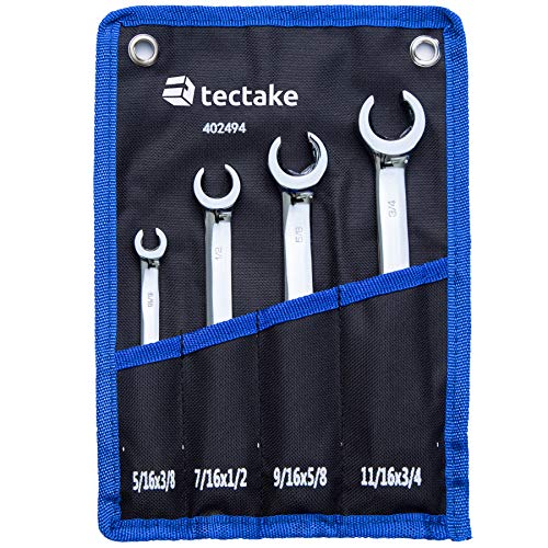 TecTake Ringschlüssel-Satz | inkl. Rolltasche | Diverse Modelle und Mengen (Typ 3 | Nr. 402494) 1 TecTake Ringschlüssel-Satz | inkl. Rolltasche | Diverse Modelle und Mengen (Typ 3 | Nr. 402494)