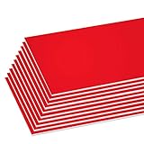 Bazic Products Foam Board 20' X 30' Red, Colored Foam Boards 3/16 Inch Thickness, Presentation Signboards School Craft Project Framing Display, 25-Pack
