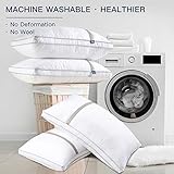 BedStory 2 Pack Hotel Quality Pillows, Down Alternative, Supportive Filled Pillows for Neck/Back/Side Sleepers, Standard Size 42x70cm - Image 5