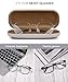 RayLove 3-Pack Hard Shell Eyeglasses Case Large Reading Glasses Hard Case