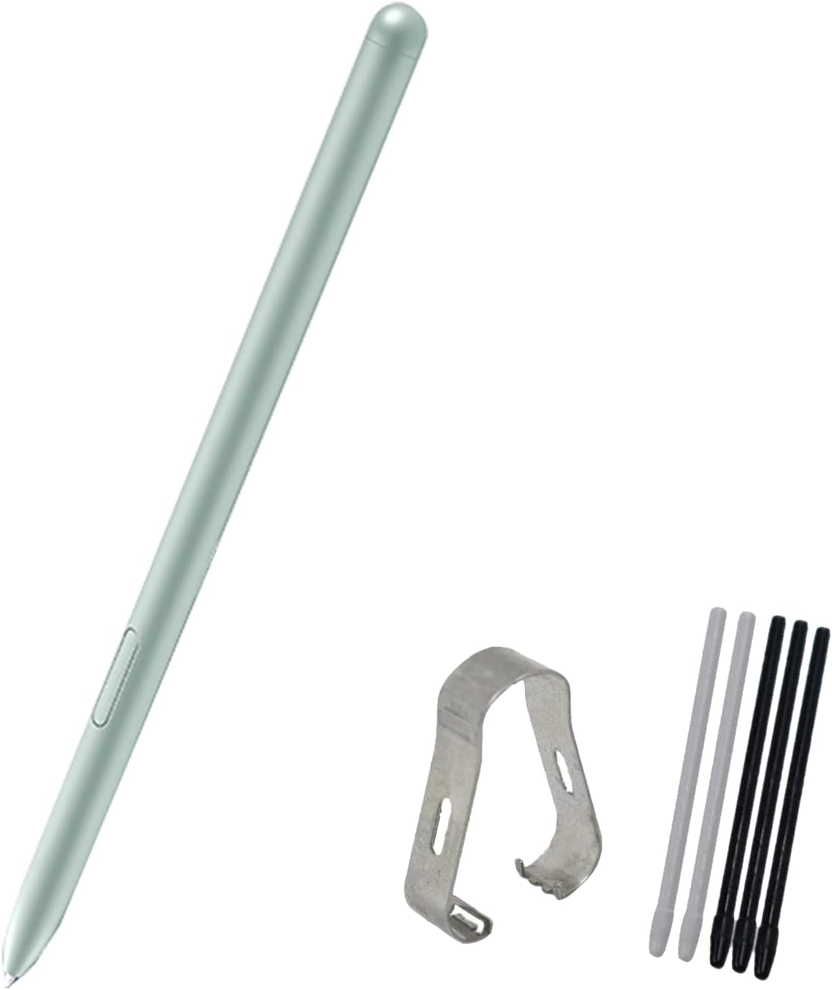 Galaxy Tab S7 FE S Pen Replacement Stylus Pen for Samsung Galaxy Tab S7, Tab S7 FE SM-T730, SM-T733, SM-T736B Touch Pen + Tips/Nibs(Mystic Green)