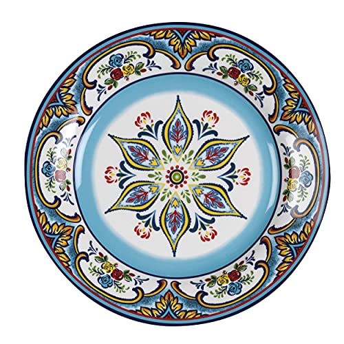 Euro Ceramica Zanzibar Dinner Plate, Set of 4