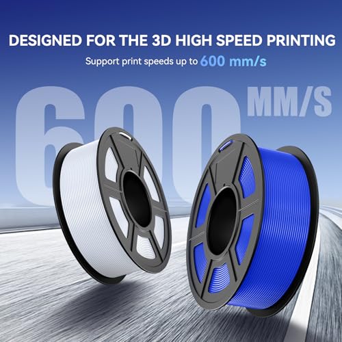 Filamento PLA 1.75mm para Impresión 3D Rápida - Alta Velocidad y Precisión, Azul 1.1KG - Fernando Cortés