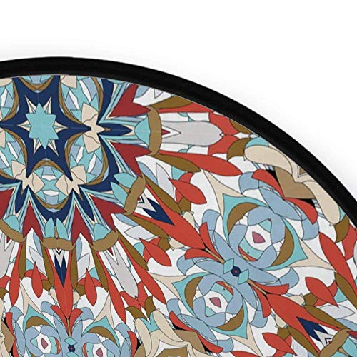 Tapis de jeu rond antidérapant absorbant et réutilisable pour salon - 3