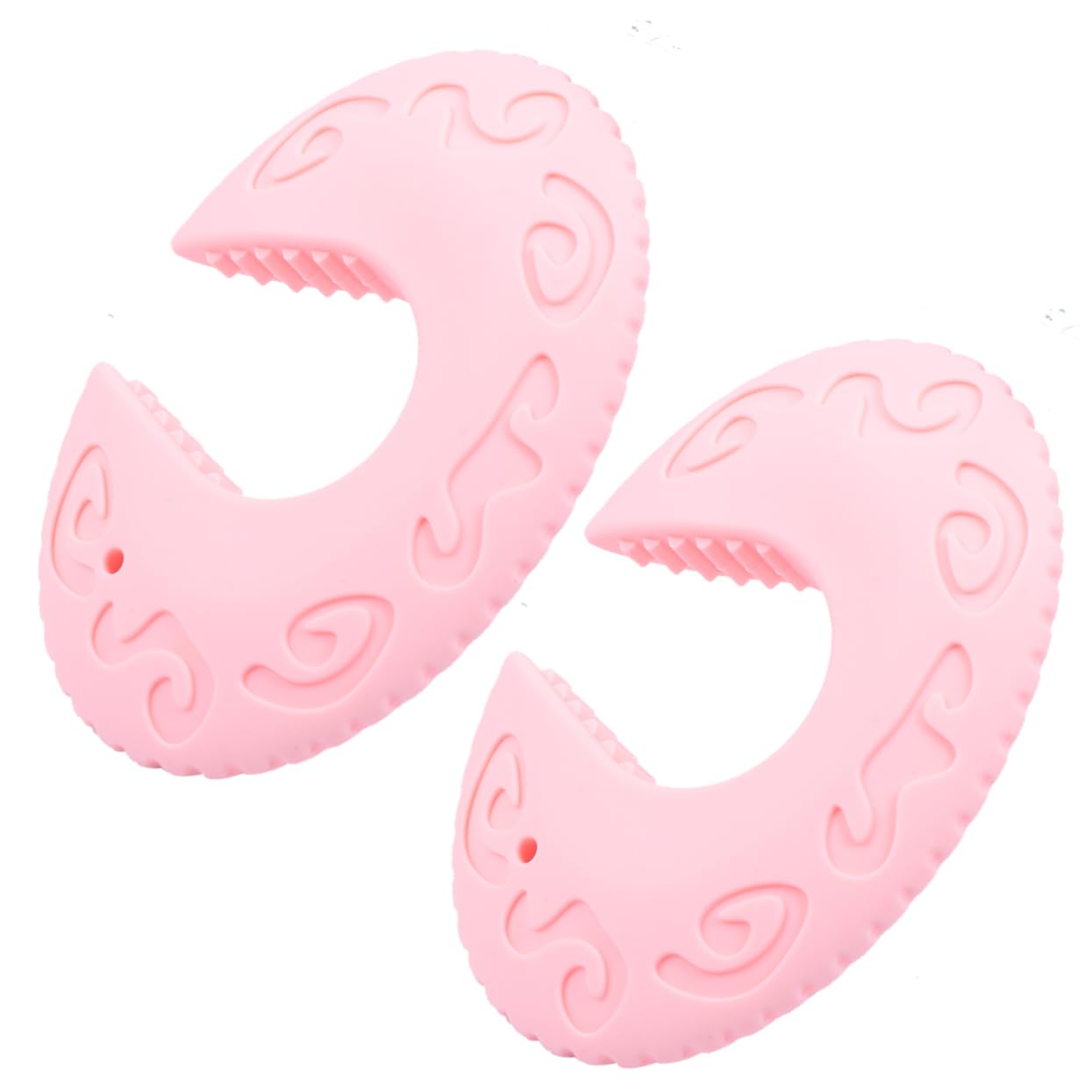 Beatifufu Foam Door Stopper 2pcs Silicone Door Clamp Silicone Door Pinch Guard Rubber Door Bumper Finger Pinch Door Stopper Infant Silicone Child Nordic Product Pink Silicone Door Stopper