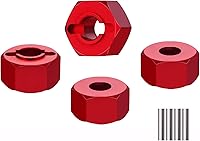 Vista 1 de Adaptador de cubo hexagonal de rueda de aleación de 0.472 in para 16207 16208 16209 16210 para H16BM H16GT H16DR H16 1/16 Series RC Car Upgrades Part