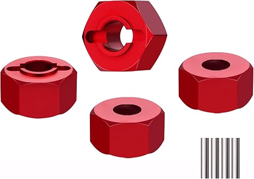 Adaptador de cubo hexagonal de rueda de aleación de 0.472 in para 16207 16208 16209 16210 para H16BM H16GT H16DR H16 116 Series RC Car Upgrades Part