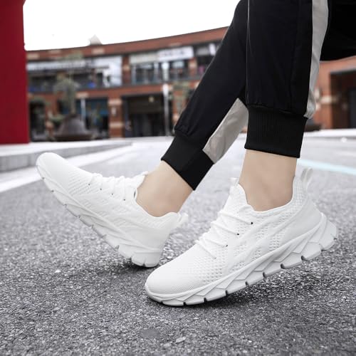 Image of Running Shoes for Men Gym Tennis Athletic Walking Shoes Non Slip Lightweight Breathable Sports Mesh Fashion Work Sneakers Casual Workout Trianer