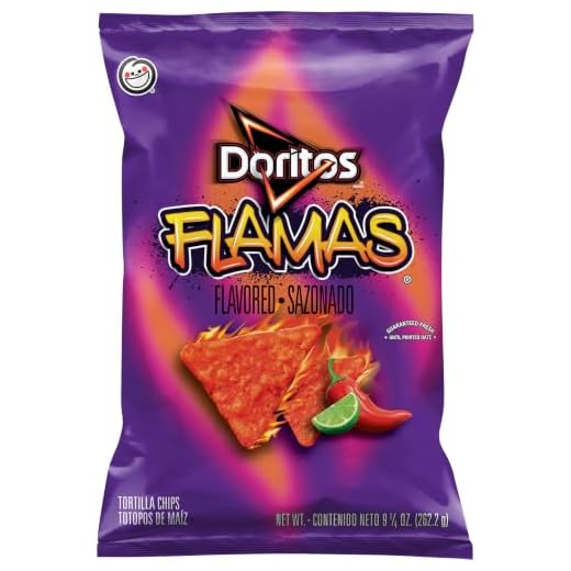 Doritos Tortilla Chips Flamas Bag, Cheddar Cheese, 9.25 Oz