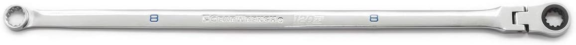 GEARWRENCH 8mm 120XP Universal Spline XL GearBox Flex Head Ratcheting Wrench - 86108