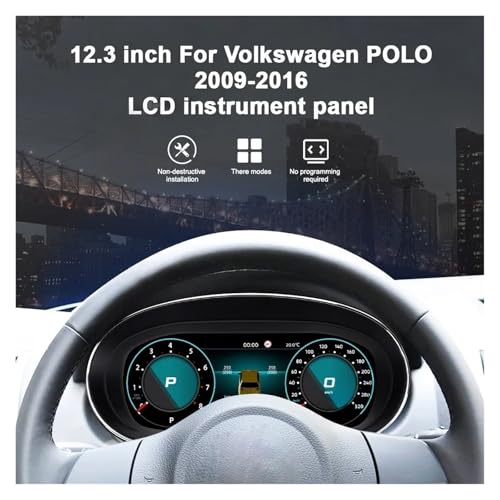 Tablero digital LCD para Volkswagen POLO 2009-2016: viaja con una cabina virtual moderna 3