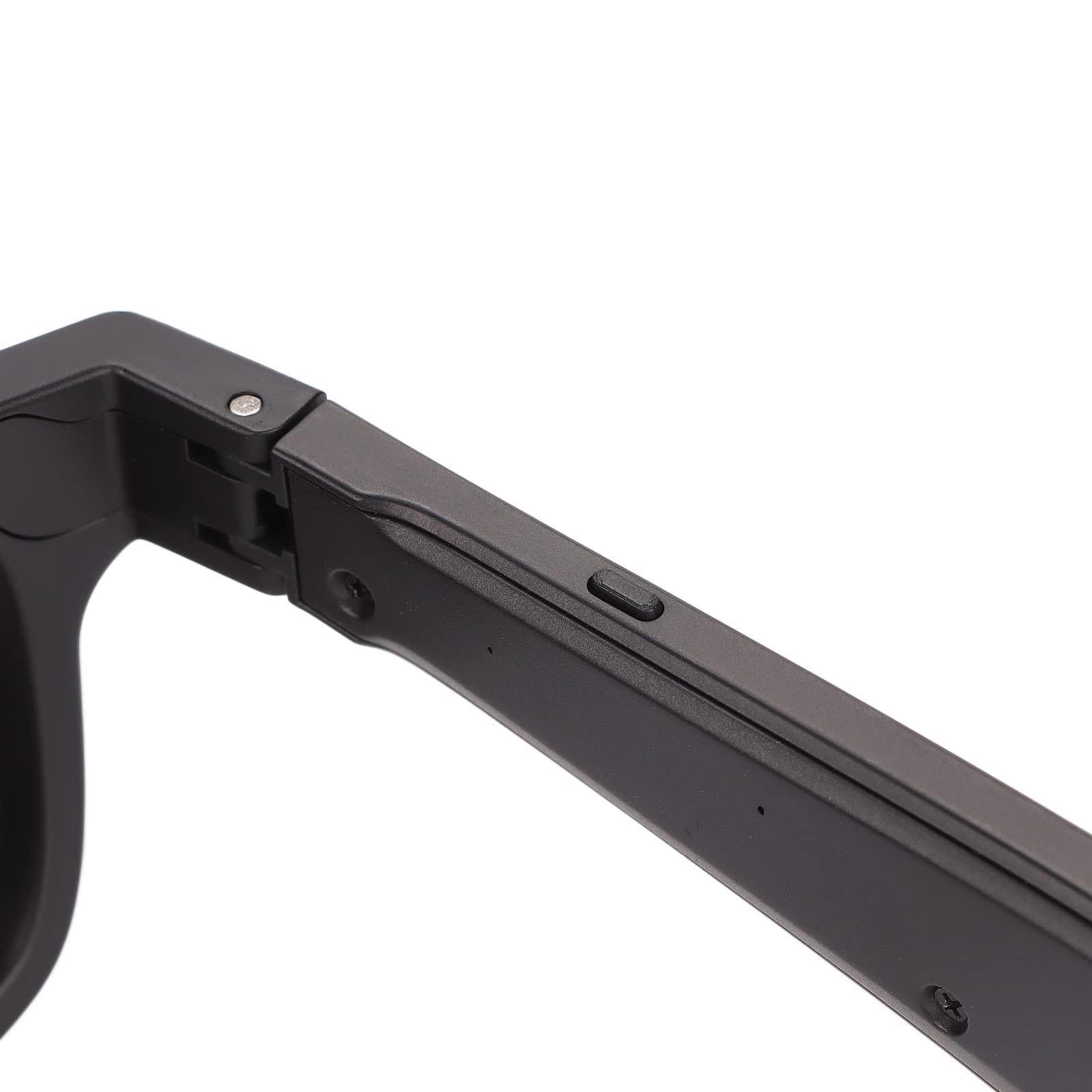 Occhiali da Sole Bluetooth 5.0 Intelligenti Semiaperti, Stereo Wireless Portatili con Cancellazione del Rumore (Nero)
