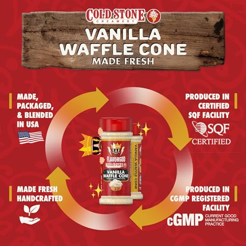 image for Cold Stone Creamery Ice Cream Seasoning Toppers by FlavorGod - Healthy