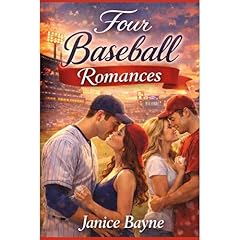 Four Baseball Romances Audiobook By Janice Bayne, HTJ Fiction Publications cover art