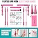 Ayombo Pilates Bar Kit with Resistance Bands, Adjustable Pilates Equipment for Legs, Hip, Waist, Arm, Squats Exercise Equipment for Home Gym Workouts, 3-Section Pilates Bar Kit for Women & Men