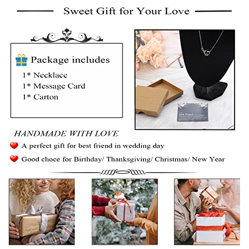 OKEYCH Best Friend Gift to Bride, To My Best Friend On Her Wedding Day