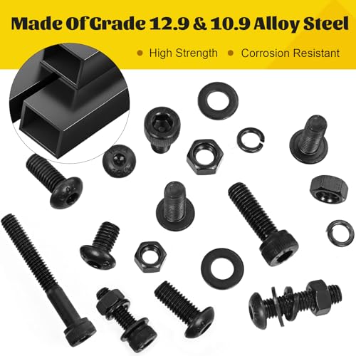 image for Fgruh 2300PCS M3 Screws with Nuts Assortment Kit, M3x4/6/8/12/16/20/25