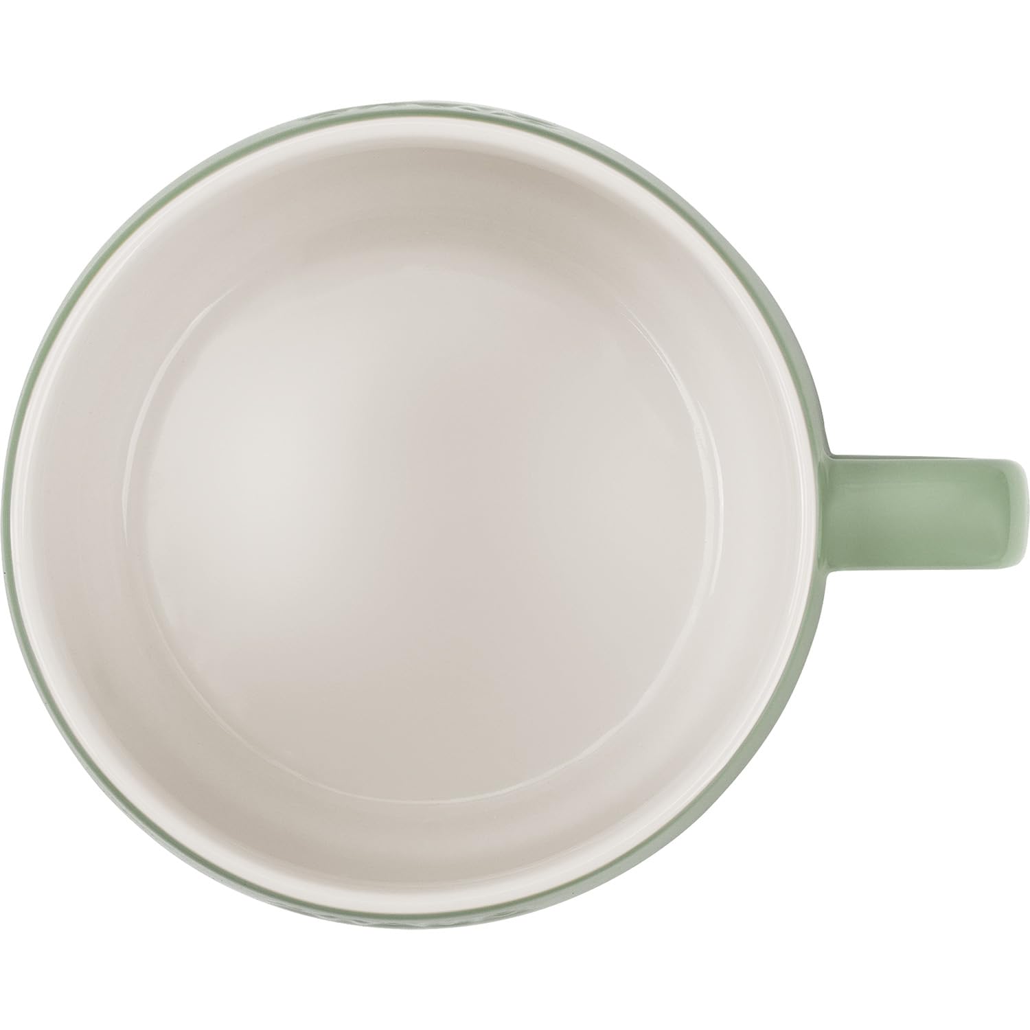 STAUB Tazza impilabile in ceramica Z1029-093, tazza da zuppa, eucalipto, 500 ml, grande capacità, per Acai, cereali, zuppe, adatta al microonde