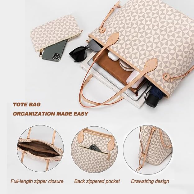 Bolso tote de diseño para mujer - set 2 piezas miniatura 6