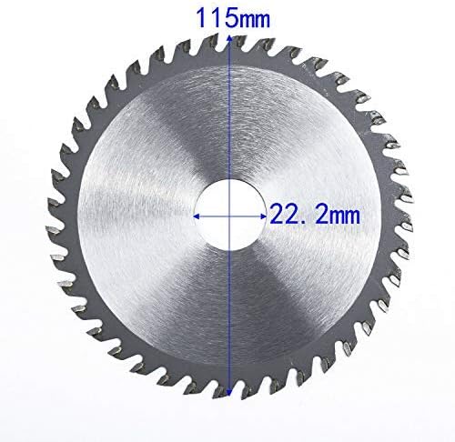 Chuancheng 4.5inch/115mm 40T Carbide Saw Blade Disc for Angle Grinder, Ideal for Wood & Plastic