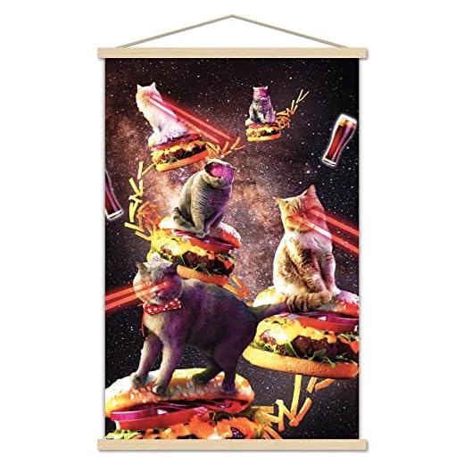 James Booker - Galaxy Laser Cats Poster