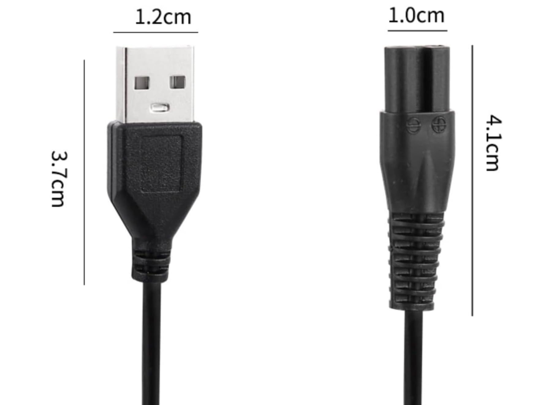 Universale Ricambio Caricabatterie USB per Rasoio e Tagliacapelli | Cavo di Ricarica per Rasoio Elettrico Skull Shaver Pitbull | Compatibile con Diverse Marche