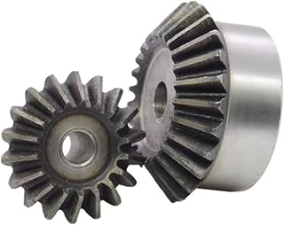 HELVES 2pcs 1:1 Bevel Gear 2M 15/16/17/18/19/20/21/22/23/24/25 Teeth 2 Modulus Drive Gear 90 Degrees 45# Steel Rough Hole (Size : 16 Teeth (OD 34.5mm))