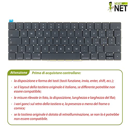 Clavier de rechange compatible Mac Book Pro MPTT2LL A complet