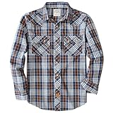 【Características del diseño】Esta camisa vaquera, camisa hombre manga larga, fusiona estilo occidental clásico y funcionalidad. Camisa vaquera destacada entre modelos masculinos, incluye dos bolsillos frontales que aportan profundidad visual y almacenamiento práctico. Los botones de presión perlados vintage añaden detalles únicos, logrando elegancia atemporal. Ideal camisa hombre para combinar funcionalidad y moda en cualquier ocasión.