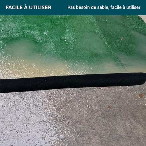 2 Stück Wasseraktivierte Hochwassersperre 150 cm für Haustür, sandfreie Hochwasserschutzsäcke für Garage und Unterboden (150 cm - 2 Stück)