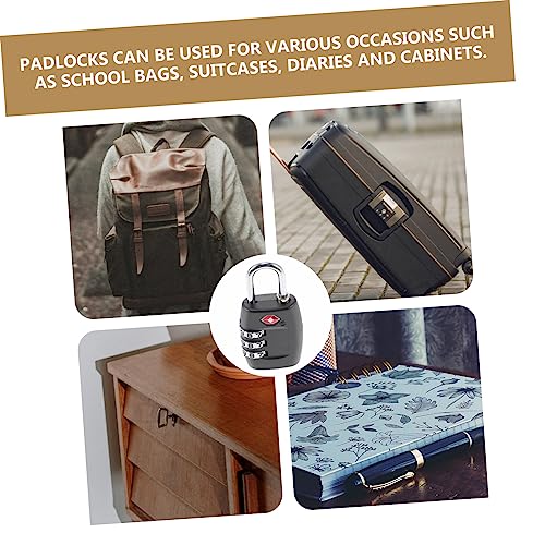 2 Unidades Código De Bagagem Tsa De Armário Fechadura De Armário De Academia Mini Fechadura De Combi