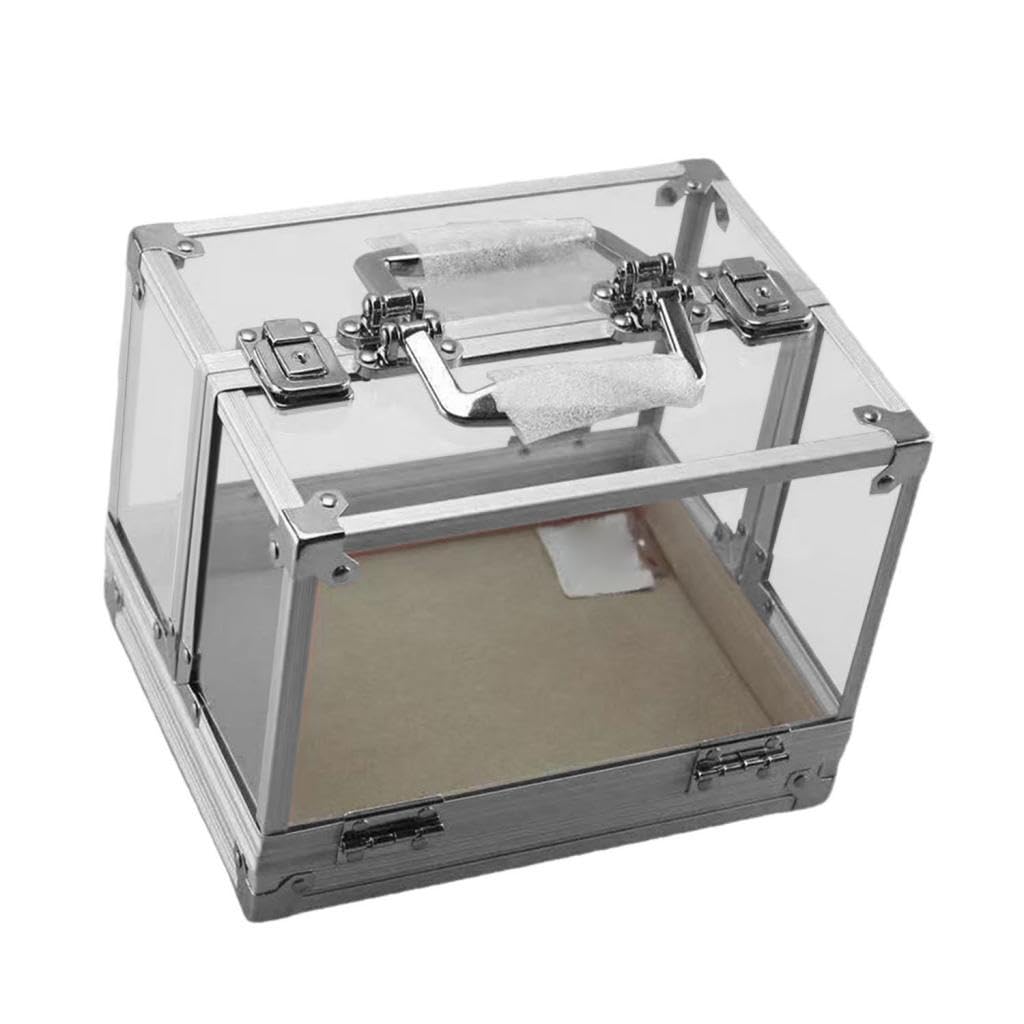 Colaxi Acrylic Chip Case Chip Carrier Portable Accessories Multifunctional Transparent 600 Chips Capacity Container Display Cabinet